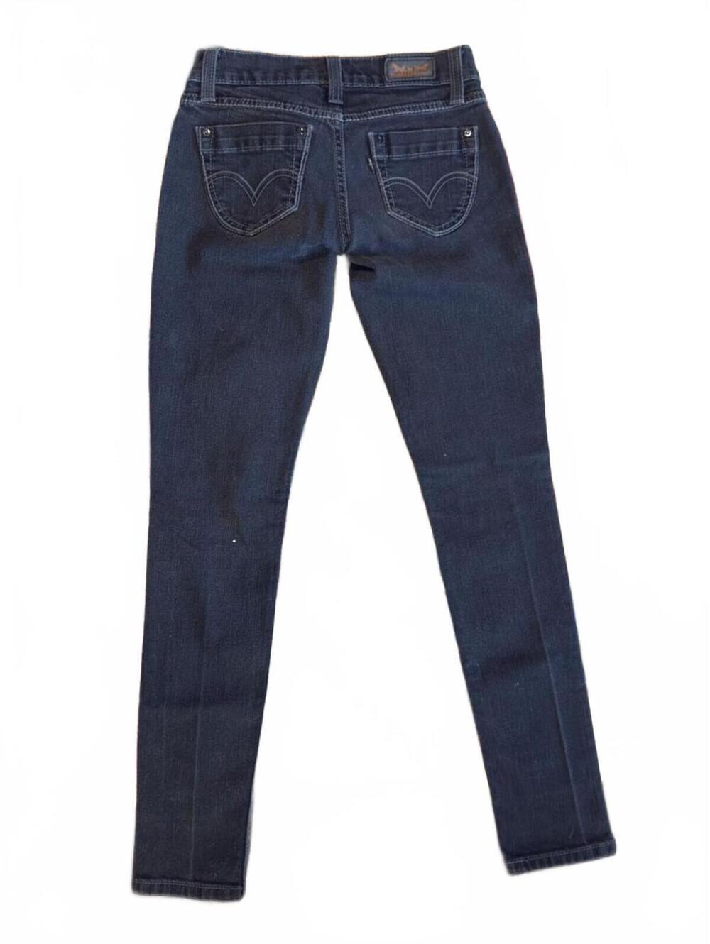 Levi's 524 Too Super Low Black Skinny Jean